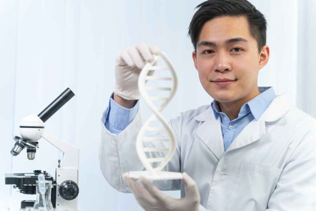 achy gene shown by researcher as a strand of dna