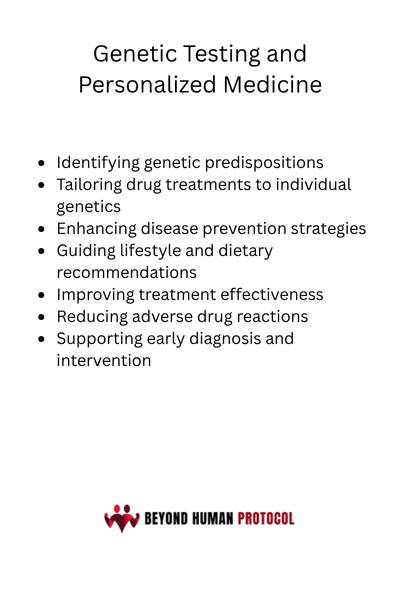 Genetic Testing and Personalized Medicine with Bullet Points