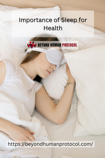 Importance of Sleep for Health with Bullet Points