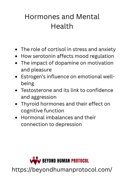 Hormones and Mental Health with Bullet Points