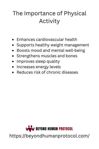 The Importance of Physical Activity with Bullet Points