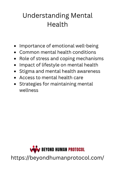 Understanding Mental Health with Bullet Points