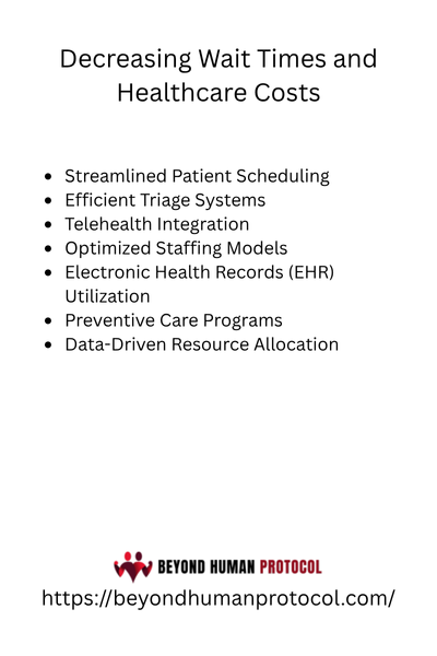 Decreasing Wait Times and Healthcare Costs with Bullet Points